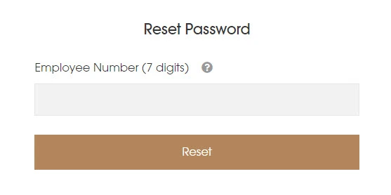 Reset myJDW Login Password